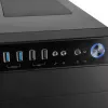 PC-Gehäuse MODECOM Oberon Pro Midi Tower – Schwarz, ATX/ITX/Micro ATX, gehärtetes Glas, bis zu 395 mm GPU
