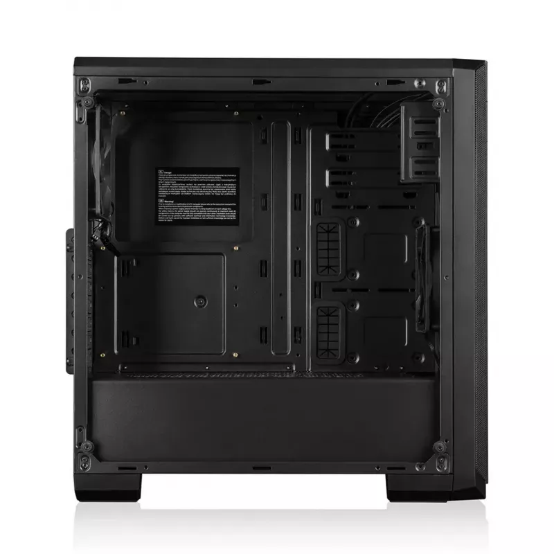 PC-Gehäuse MODECOM Oberon Pro Midi Tower – Schwarz, ATX/ITX/Micro ATX, gehärtetes Glas, bis zu 395 mm GPU