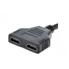 HDMI-Kabel Gembird DSP-2PH4-04 — HDMI Typ A Stecker auf 2× HDMI Typ A Buchse, schwarz, gerade Stecker