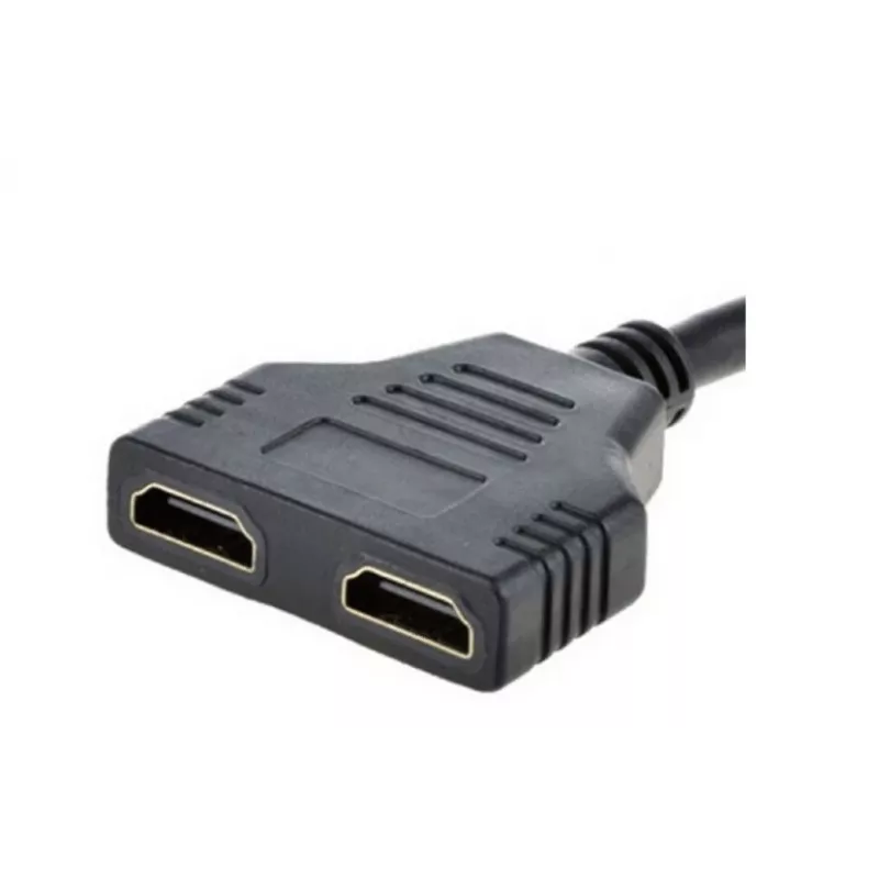 HDMI-Kabel Gembird DSP-2PH4-04 — HDMI Typ A Stecker auf 2× HDMI Typ A Buchse, schwarz, gerade Stecker