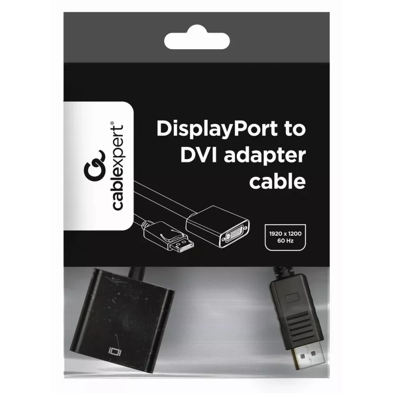 GEMBIRD DisplayPort auf DVI Adapterkabel – Schwarz