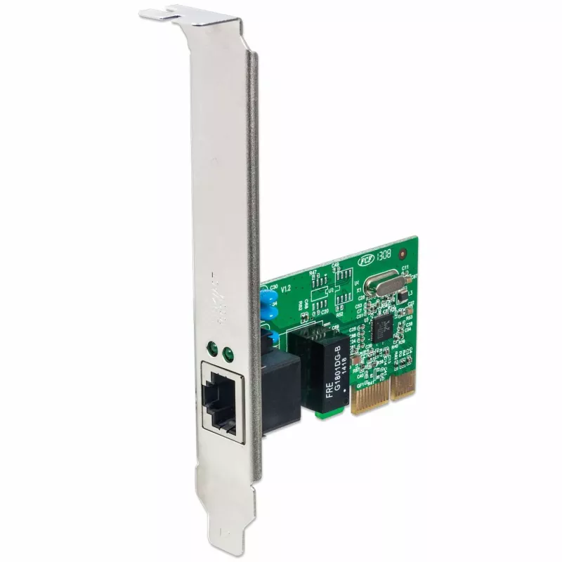 Intellinet Gigabit PCI Express Netzwerkkarte, 10/100/1000 Mbps PCI Express RJ45 Ethernet-Karte