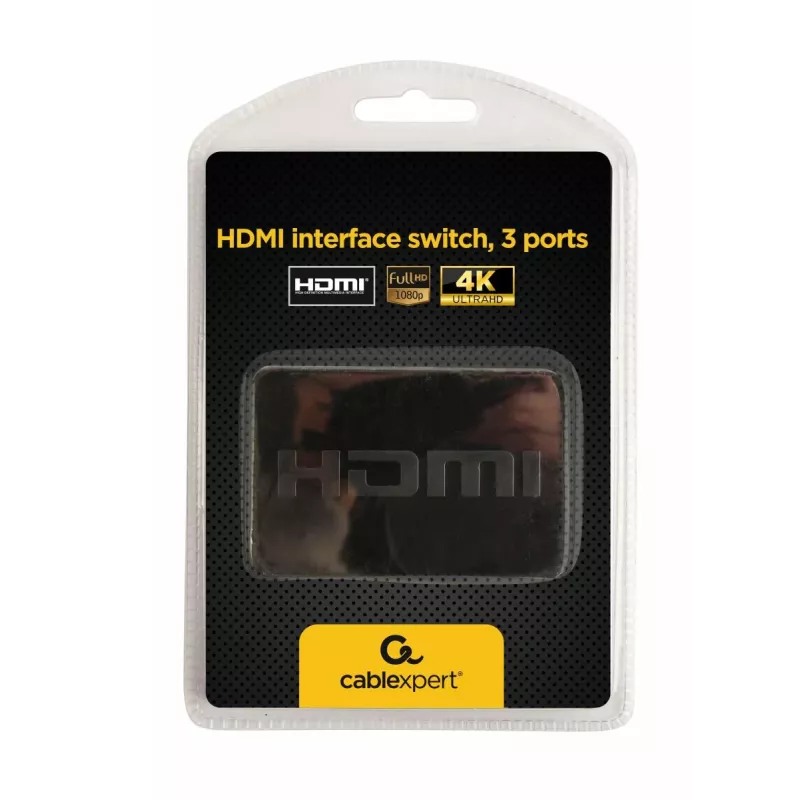 GEMBIRD HDMI-Schnittstellen-Umschalter, 3 Ports
