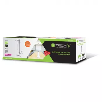 Techly Projektor-Deckenhalterung Verlängerung 545-900 mm Silber ICA-PM 18M