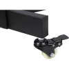 Techly Trolley Floor Stand LCD/LED/Plasma 23 inch-55 inch, 58.4 cm (23 inch), 139.7 cm (55 inch), 50 x 50 mm, 400 x 400 mm, -15 - 15°, Schwarz