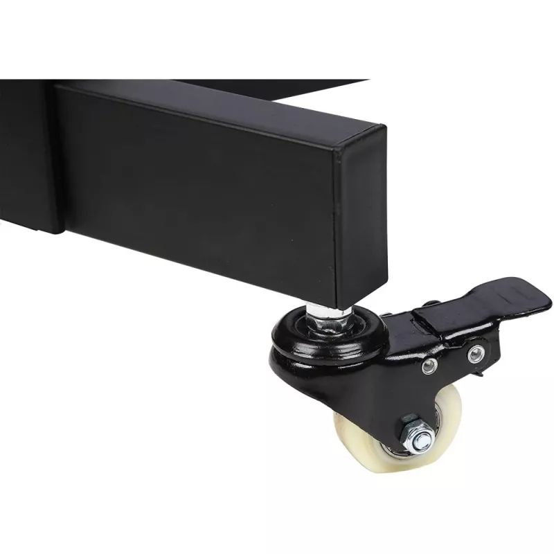 Techly Trolley Floor Stand LCD/LED/Plasma 23 inch-55 inch, 58.4 cm (23 inch), 139.7 cm (55 inch), 50 x 50 mm, 400 x 400 mm, -15 - 15°, Schwarz
