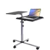 Laptop-Ständer Techly Universal verstellbarer Trolley für Notebook Projektor Schwarz