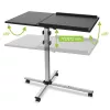 Laptop-Ständer Techly Universal verstellbarer Trolley für Notebook Projektor Schwarz