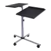 Laptop-Ständer Techly Universal verstellbarer Trolley für Notebook Projektor Schwarz