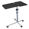 Laptop-Ständer Techly Universal verstellbarer Trolley für Notebook Projektor Schwarz