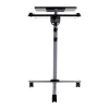 Laptop-Ständer Techly Universal verstellbarer Trolley für Notebook Projektor Schwarz