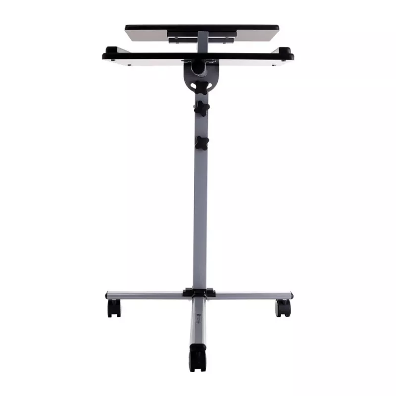 Laptop-Ständer Techly Universal verstellbarer Trolley für Notebook Projektor Schwarz