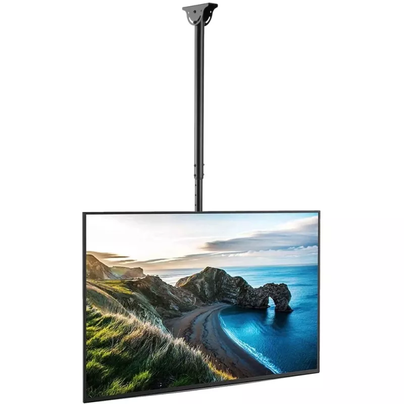 Techly Teleskop-Deckenhalterung bis 1,6 m LED TV LCD 23-42 Zoll ICA-CPLB 922L