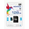 MicroSDXC Flash-Speicher ADATA 128 GB UHS‑I Class 10 — 85 MB/s Lesen, 25 MB/s Schreiben, wasserdicht, mit SD-Adapter
