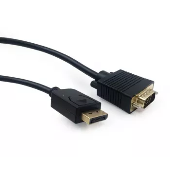 Gembird CCP-DPM-VGAM-6 DisplayPort-auf-VGA-Adapterkabel, 1,8 m, schwarz