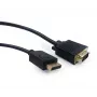 GEMBIRD DisplayPort-auf-VGA-Adapterkabel 2,0 m, Schwarz