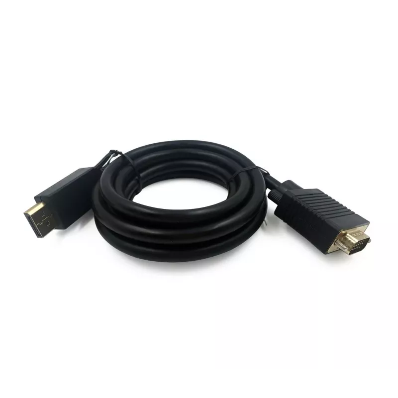 GEMBIRD DisplayPort-auf-VGA-Adapterkabel 2,0 m, Schwarz