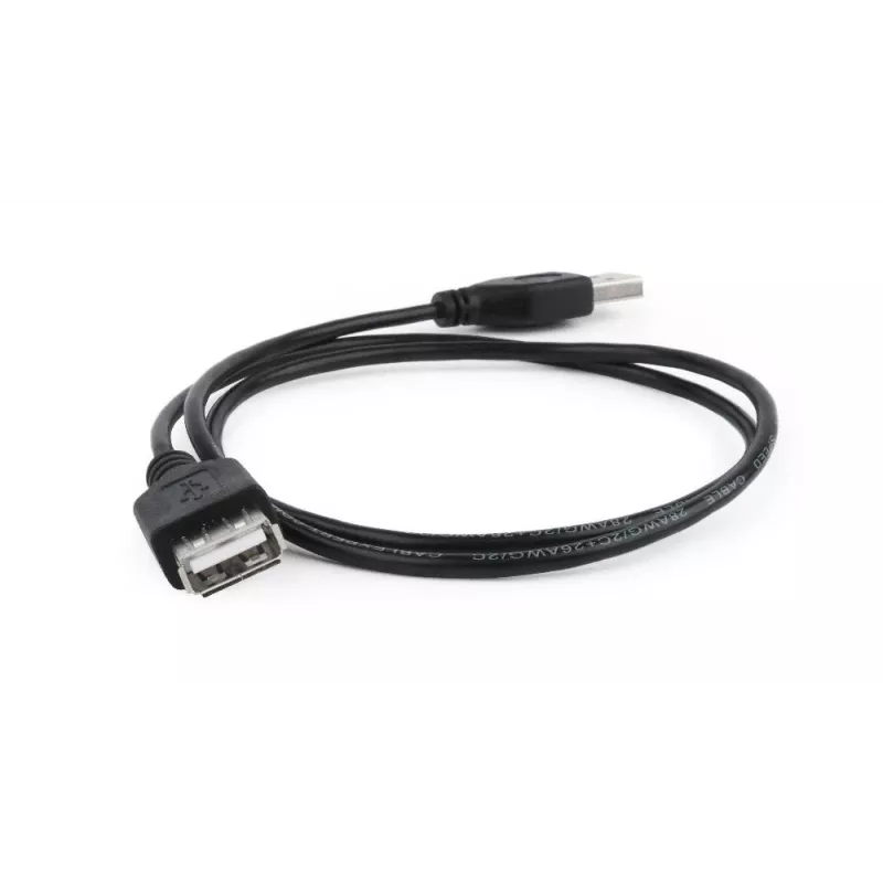 GEMBIRD USB 2.0 Verlängerungskabel, 0,75 m - Schwarz