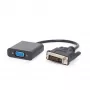 Video-Adapterkabel Gembird DVI-D (Stecker) auf VGA (Buchse) 0,2 m, schwarz