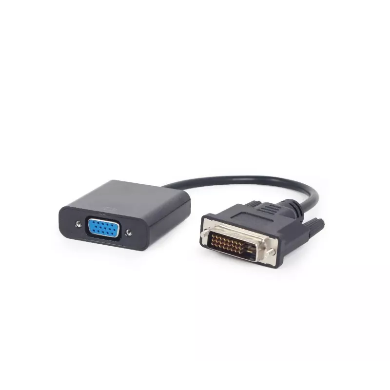 Video-Adapterkabel Gembird DVI-D (Stecker) auf VGA (Buchse) 0,2 m, schwarz
