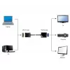 Video-Adapterkabel Gembird DVI-D (Stecker) auf VGA (Buchse) 0,2 m, schwarz