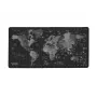 Mauspad NATEC Time Zone Map Maxi — Stoff 400×800 mm, 2,5 mm, wasserdicht, rutschfest