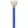 Netzwerkkabel TECHLY Cat6 U/UTP ITP6-CCA-305-BL, 305 m, 23 AWG massiv, 250 MHz, blau, PVC-Mantel