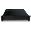 Server-Rack-Gehäuse TECHLY I-CASE IPC-240L, 2U, Micro-ATX, 4x 3,5-Zoll-Einschübe, 1x 5,25-Zoll-Einschub, 465x400x88,8 mm, schwarz