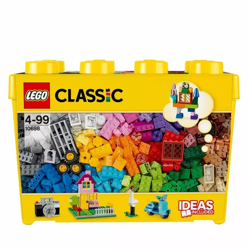 Bauset LEGO Classic 10698 — 790 Teile, mehrfarbig, 33 Farben, inklusive grüner Grundplatten und Zubehör
