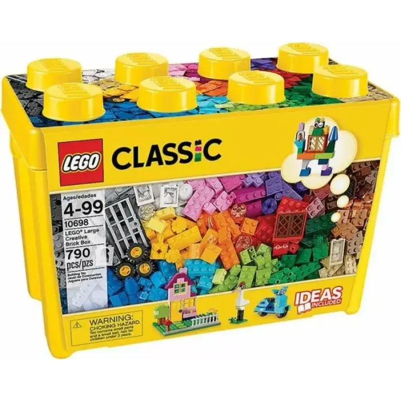 Bauset LEGO Classic 10698 — 790 Teile, mehrfarbig, 33 Farben, inklusive grüner Grundplatten und Zubehör