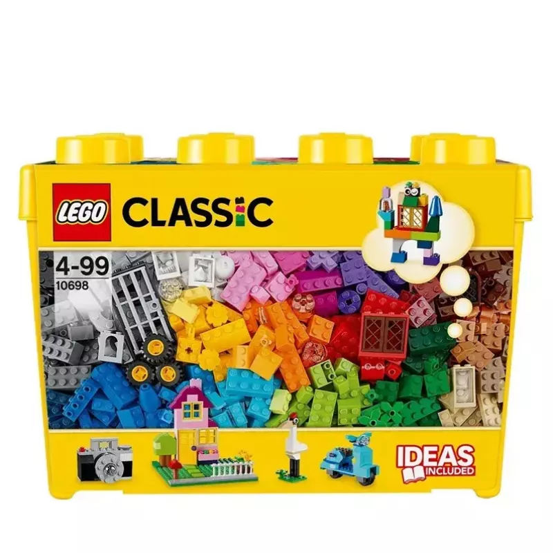 Bauset LEGO Classic 10698 — 790 Teile, mehrfarbig, 33 Farben, inklusive grüner Grundplatten und Zubehör