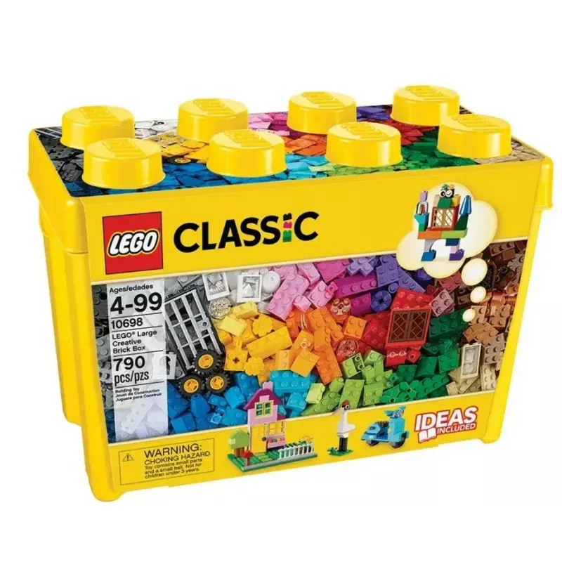 Bauset LEGO Classic 10698 — 790 Teile, mehrfarbig, 33 Farben, inklusive grüner Grundplatten und Zubehör