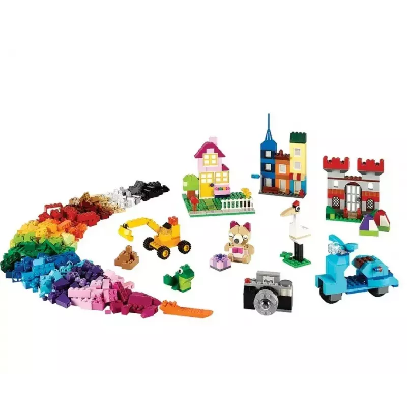 Bauset LEGO Classic 10698 — 790 Teile, mehrfarbig, 33 Farben, inklusive grüner Grundplatten und Zubehör
