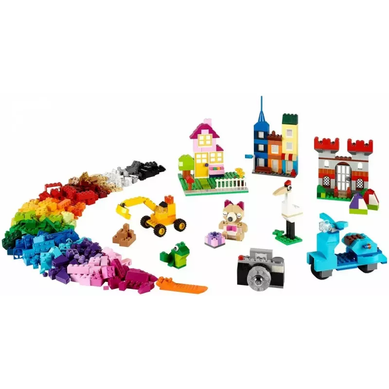 Bauset LEGO Classic 10698 — 790 Teile, mehrfarbig, 33 Farben, inklusive grüner Grundplatten und Zubehör