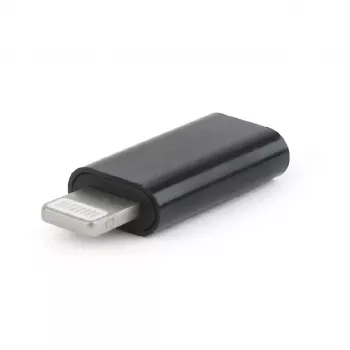 Gembird A-USB-CF8PM-01 Kabeladapter USB Typ-C 8-Pin auf..., Schwarz
