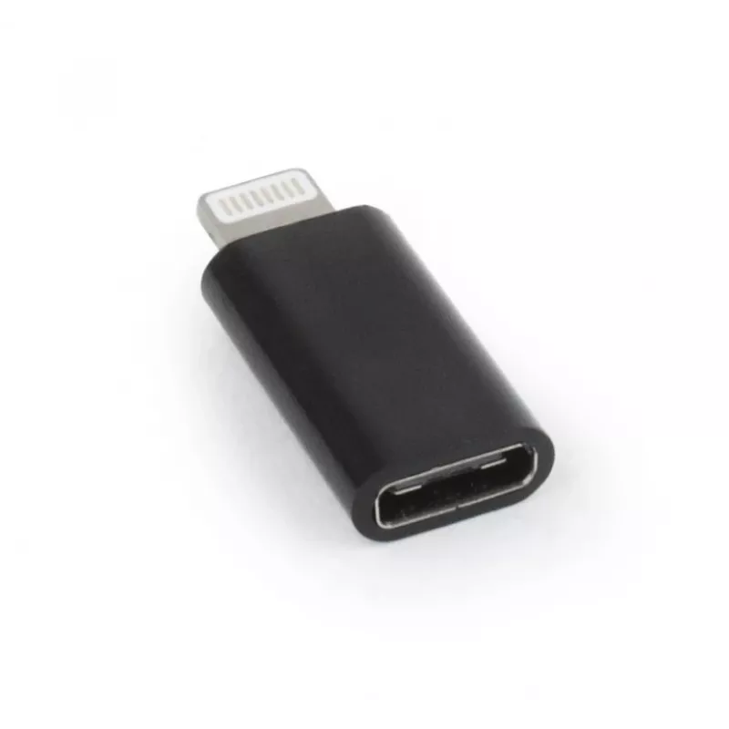 Gembird A-USB-CF8PM-01 Kabeladapter USB Typ-C 8-Pin auf..., Schwarz