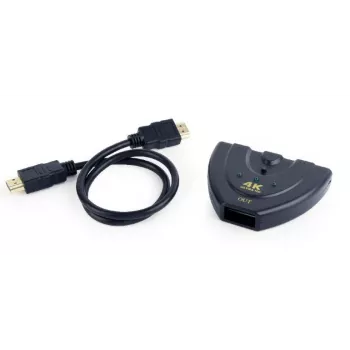 Gembird DSW-HDMI-35 HDMI-Switch mit 3 Ports, Schwarz
