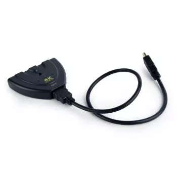 Gembird DSW-HDMI-35 HDMI-Switch mit 3 Ports, Schwarz