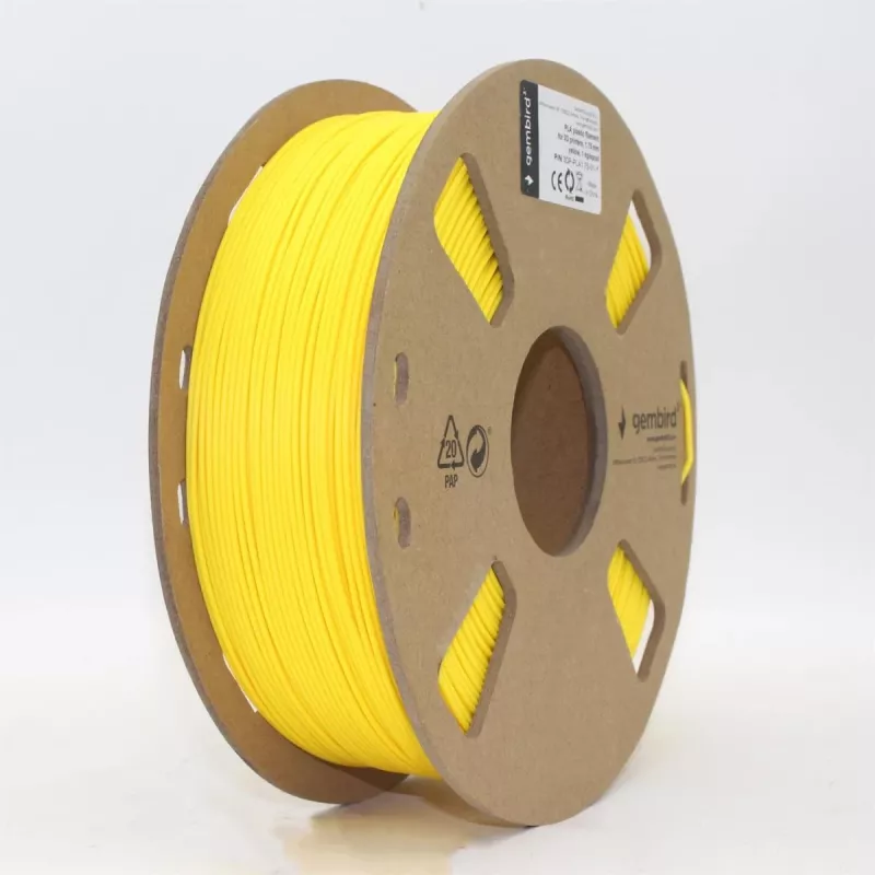 GEMBIRD PLA Gelb, 1,75 mm, 1 kg