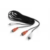 Audiokabel Gembird CCA-2R2R-6 1,8 m 2 x RCA Schwarz