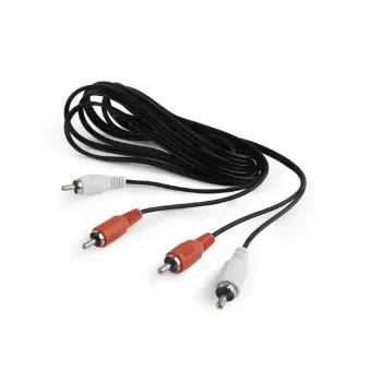 Audiokabel Gembird CCA-2R2R-6 1,8 m 2 x RCA Schwarz