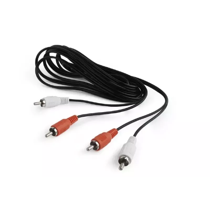 Audiokabel Gembird CCA-2R2R-6 1,8 m 2 x RCA Schwarz