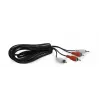 Audiokabel Gembird CCA-2R2R-6 1,8 m 2 x RCA Schwarz