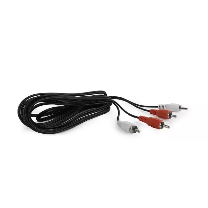 Audiokabel Gembird CCA-2R2R-6 1,8 m 2 x RCA Schwarz
