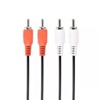 Audiokabel Gembird CCA-2R2R-6 1,8 m 2 x RCA Schwarz