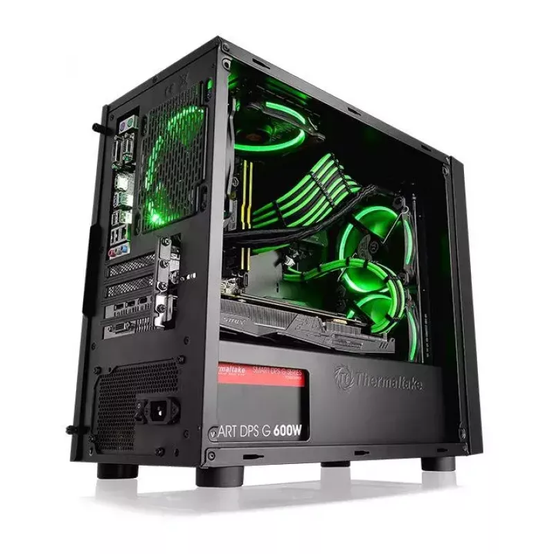 PC-Gehäuse Thermaltake Versa H18 Micro Tower Schwarz