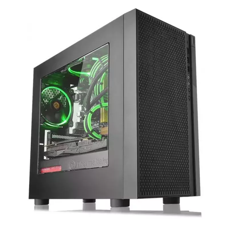 PC-Gehäuse Thermaltake Versa H18 Micro Tower Schwarz