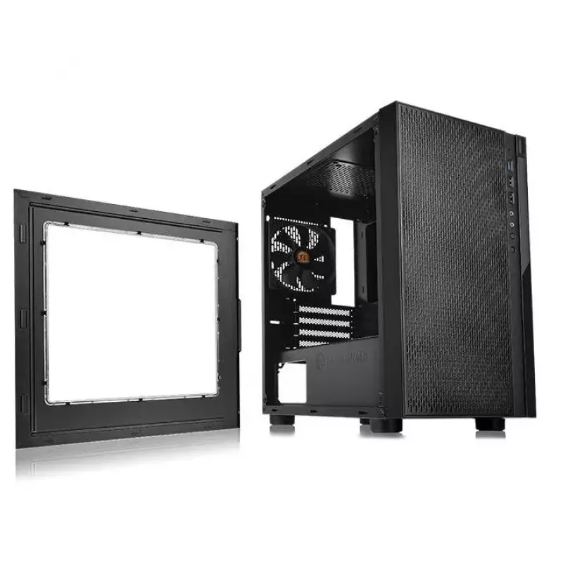 PC-Gehäuse Thermaltake Versa H18 Micro Tower Schwarz