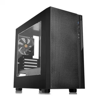 PC-Gehäuse Thermaltake Versa H18 Micro Tower Schwarz