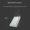 ICY BOX IB-241WP HDD/SSD-Gehäuse Anthrazit, Silber 2,5 Zoll